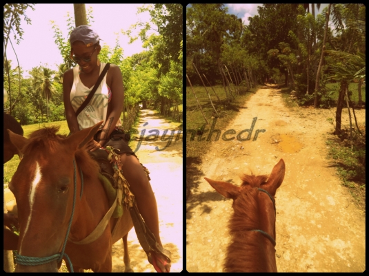 Thanks to this horse, I made it back from El Salto in one piece, with clean feet (it rained the day before so, the ground was a mix of horse feces, water, and dirt.)