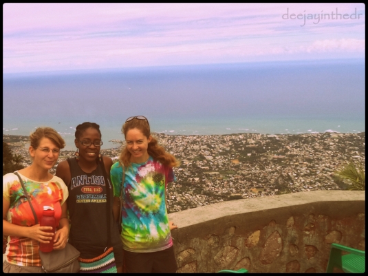 Meike, Me, & Jennie with Puerto Plata in the background