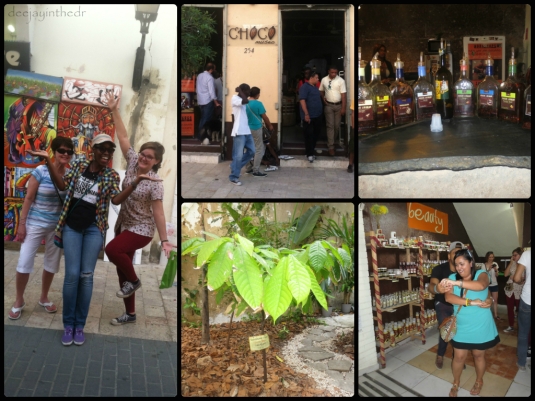 In Zona Colonial at the Chocolate Museum!